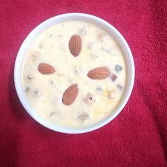 A picture of Badam-Makhhana Kheer(calcium rich).