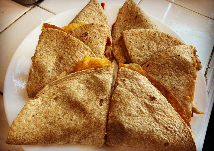 Step-by-Step Guide to Prepare Super Quick Homemade Easy Chicken Quesadilla