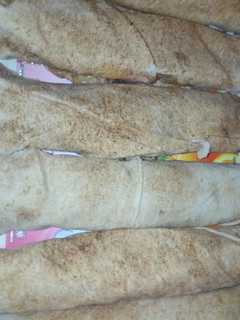 A picture of Home made shawarma.