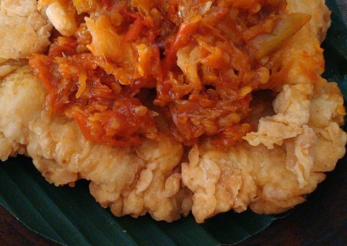 Sambal ayam geprek