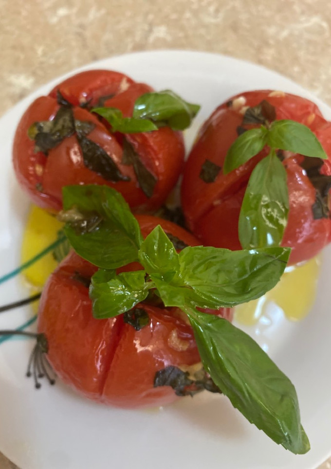 Una foto de Tomates asados (crockpot)