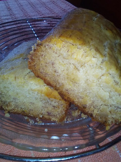 Una foto de Budín de banana (apto celíacos y veganos)