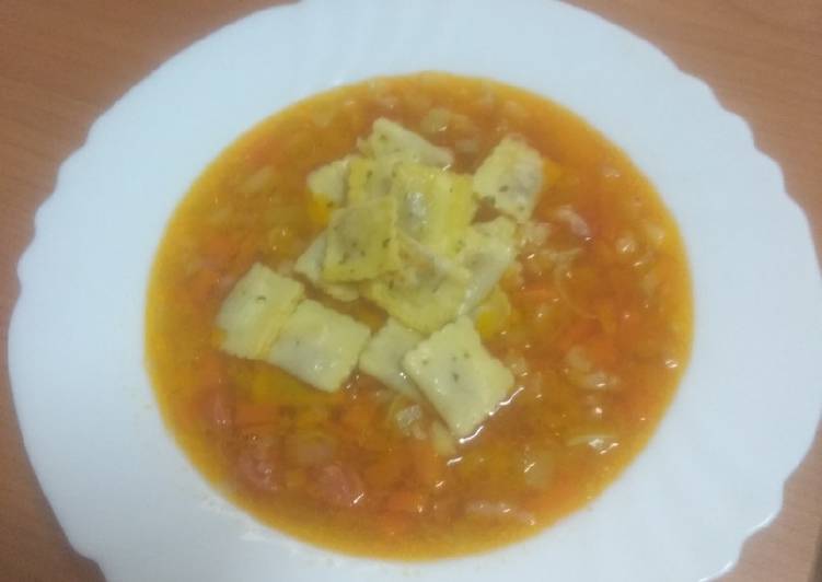 Sopa minestrone a mi manera