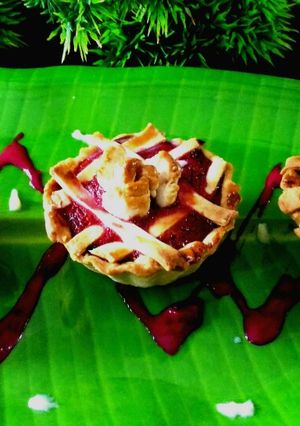 A picture of Beetroot kheer in Tart.