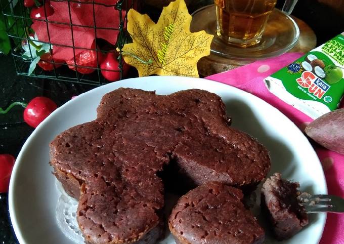 Bingka ubi ungu gula merah