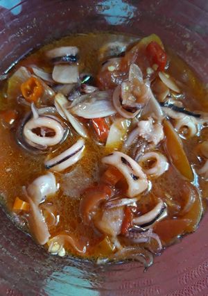 Foto resep Cumi Asam Manis