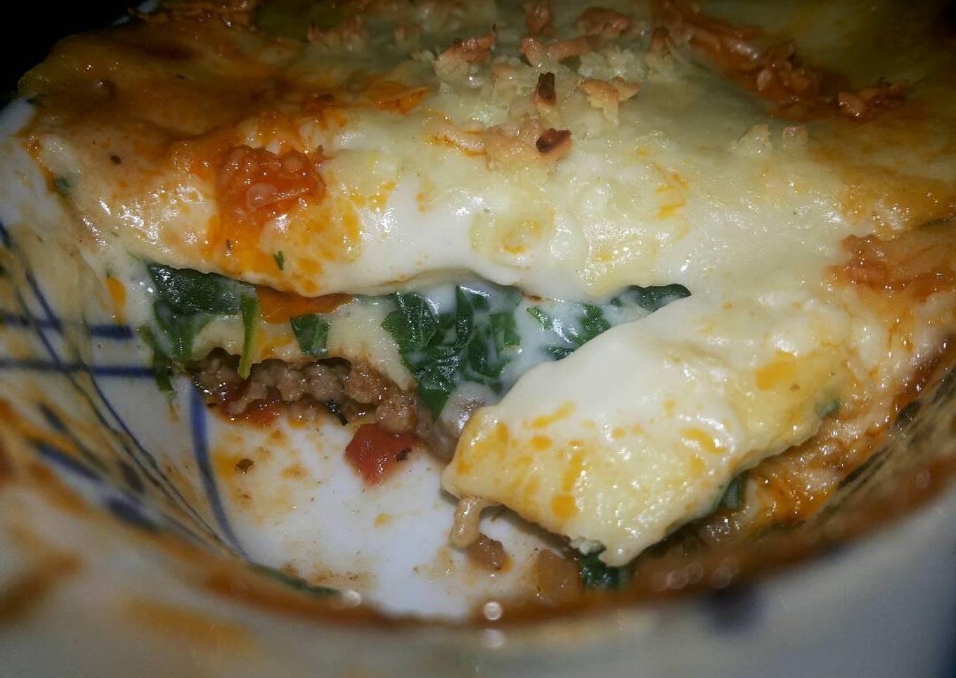 Beef Spinach Lasagna