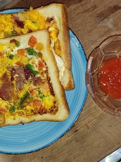 Foto resep Roti telur - kornet sayuran