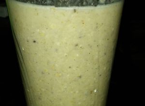 Una foto de Licuado de avena para adelgazar