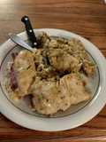 Stuffed lemon pepper chicken