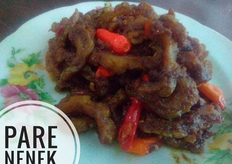 Resep: saat makan malamPare Nenek