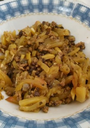 Una foto de Olluquito con sangrecita camuflada