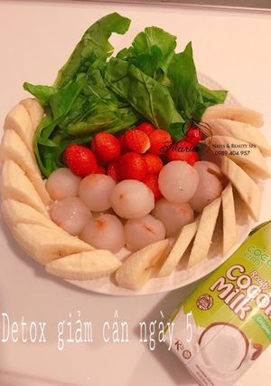 Hình của món Detox giảm cân ngày 5.