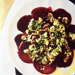 A picture of Lebanese Beetroot Salad.