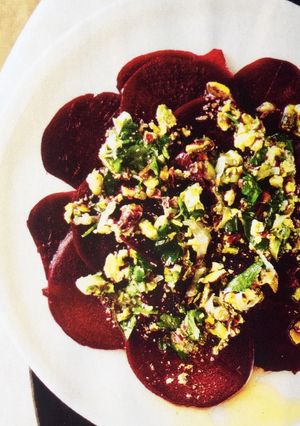 A picture of Lebanese Beetroot Salad.