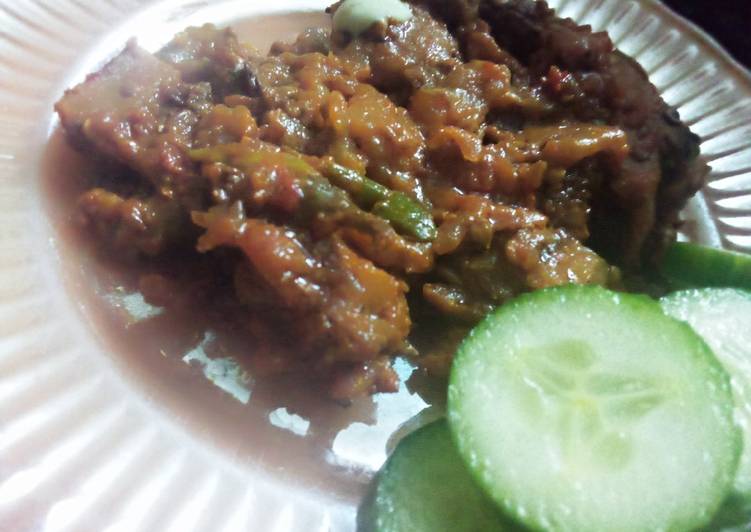 Easiest Way to Make Favorite Baigan ka bharta with roti