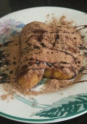 Foto resep Pisang Panggang Milo