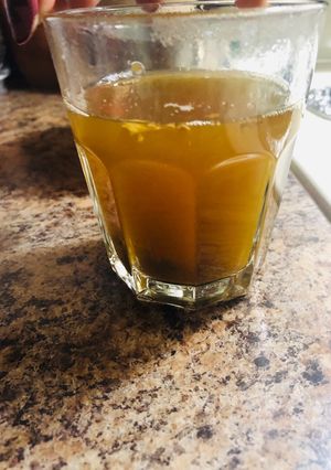A picture of Kashayam for Cold and Cough, Home remedy.