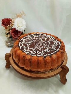 عکسی از دستور کیک گردویی دارچینی (ولادت امام زمان (عج) )