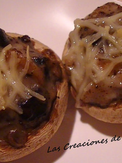 Una foto de Champiñones rellenos de morcilla