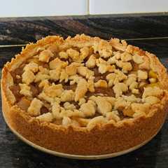 Una foto de 🍎 Crumble de manzana y pera 🍐