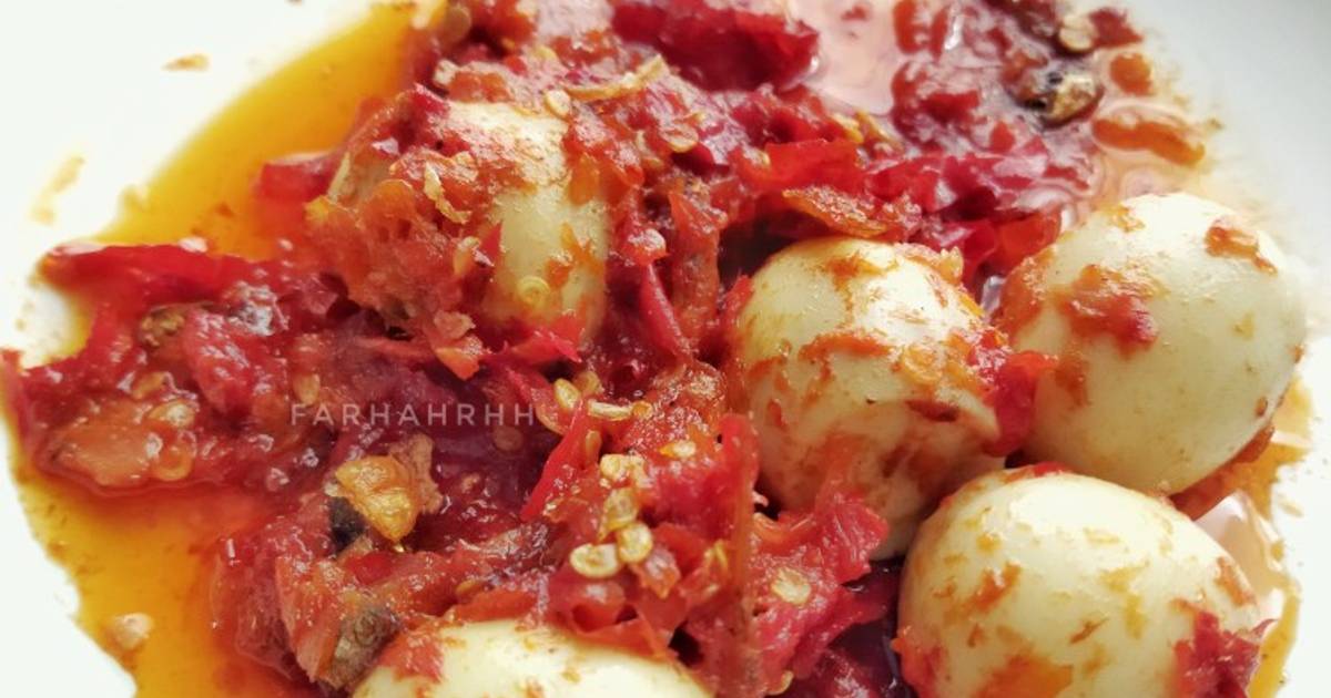 Resep Sambalado Uok Talua Puyuah Bada Oleh Farhah Cookpad