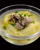 SP.0962 - Canh Cải Thảo Thịt Viên Mộc Nhĩ