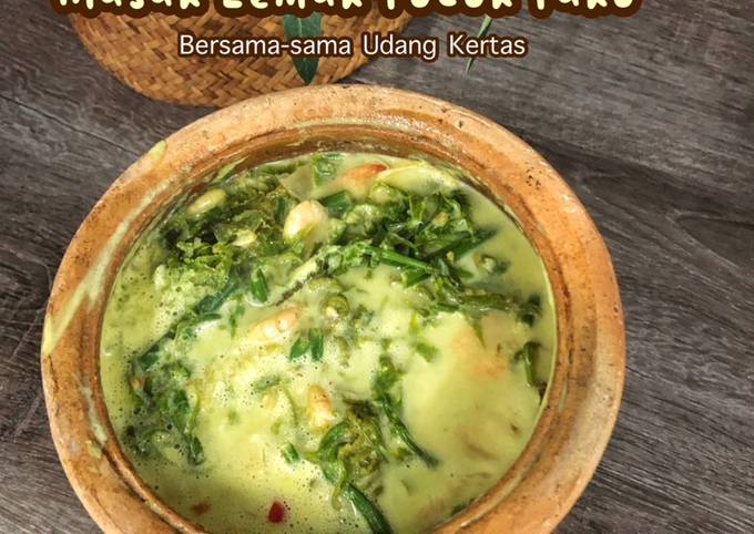 Resipi Claypot Masak Lemak Pucuk Paku Udang Kertas Oleh Salina