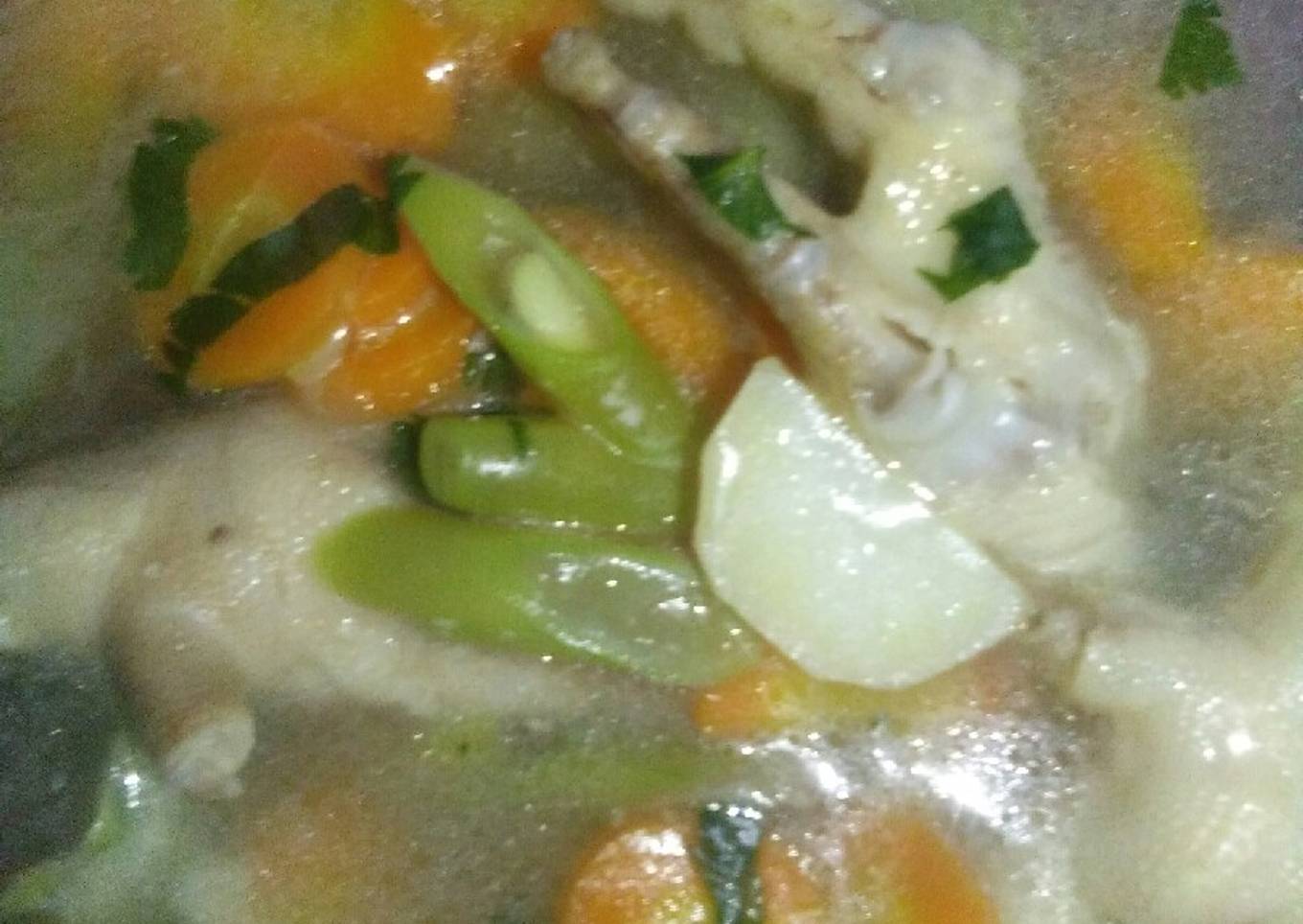 Sop ceker ayam