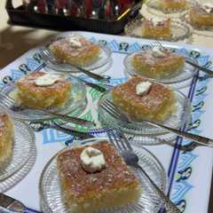 بسبوسة بالقشطه-レシピのメイン写真