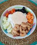 Poke bowl de gambas