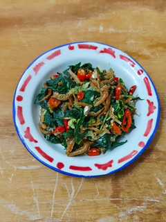 Foto resep Tumis Daun Singkong Daun Pepaya