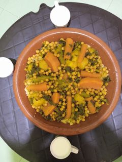 صورة لوصفة كسكس بالورقية