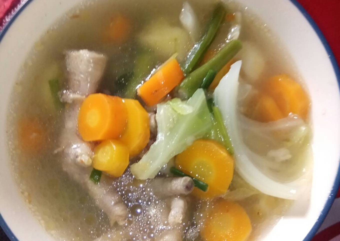 Sayur sop ceker