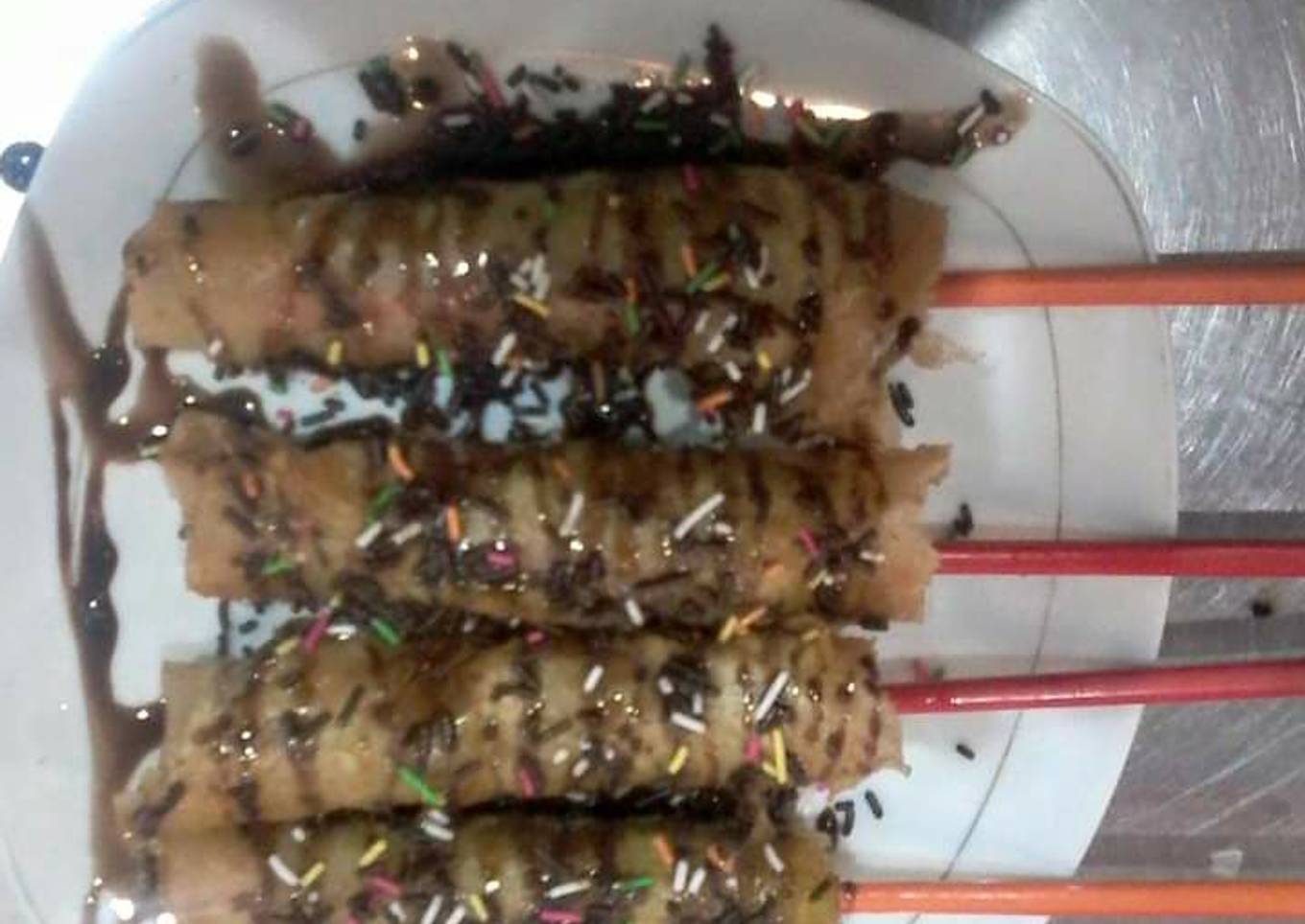 Bagaimana Menyiapkan Pisang coklat /Chocolate wrapped banana yang Enak
Banget