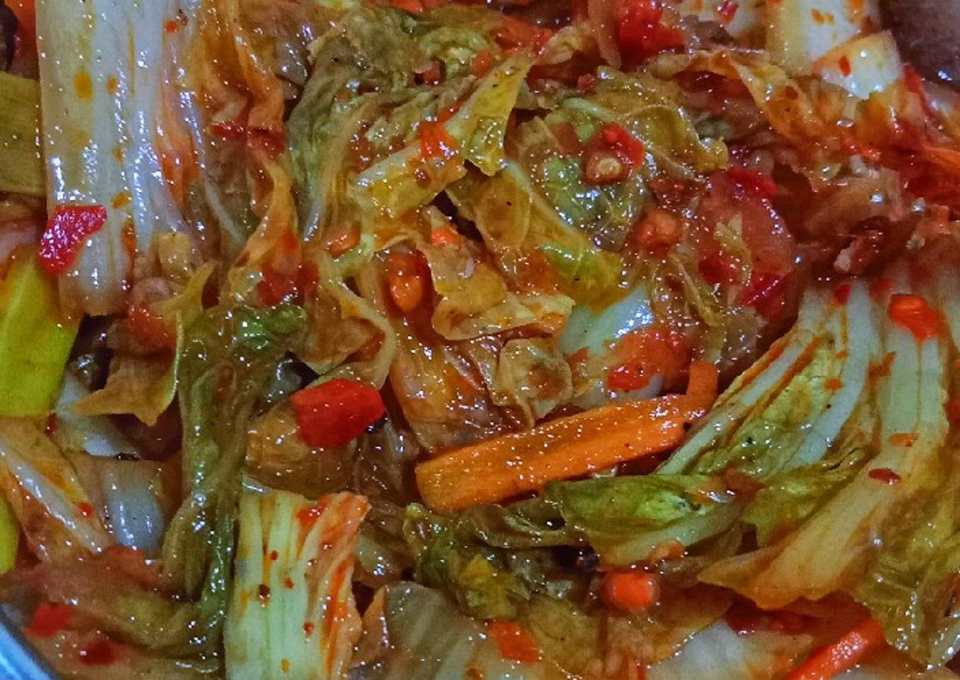 Kimchi-Kimchian/Tumis Sawi Pedas dengan Kearifan Lokal