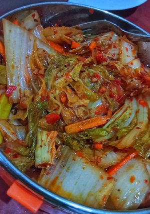 Foto resep Kimchi-Kimchian/Tumis Sawi Pedas dengan Kearifan Lokal