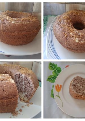 Una foto de Torta marmolado de chocolate