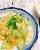 Bí xanh xào tàu hũ ki - Ngày 4