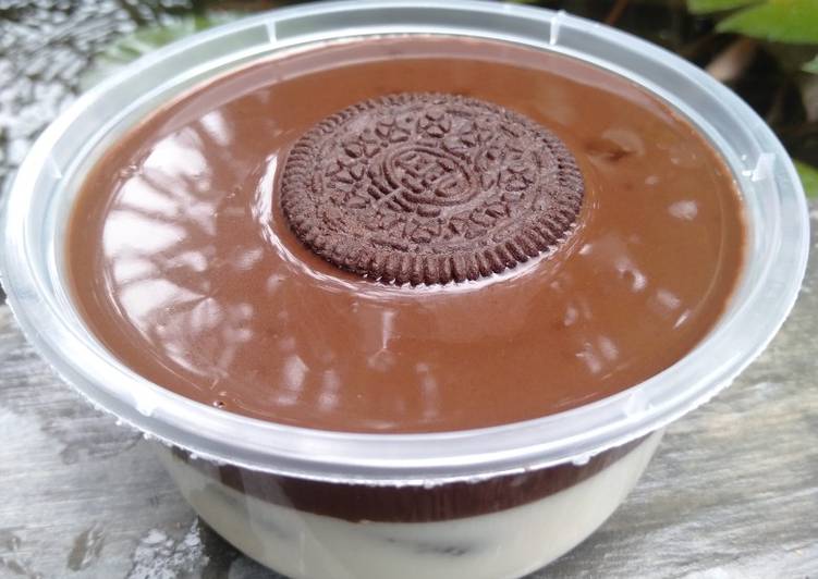 Puding Oreo Coklat Lumer