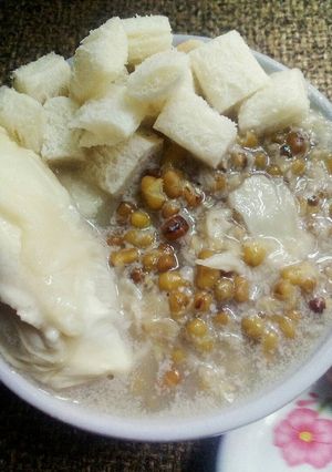 Foto resep Kolak Kacang Hijau Durian