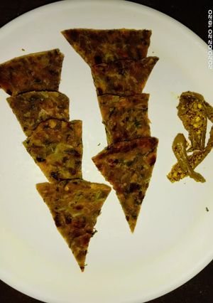 A picture of Mix veg paratha bite.