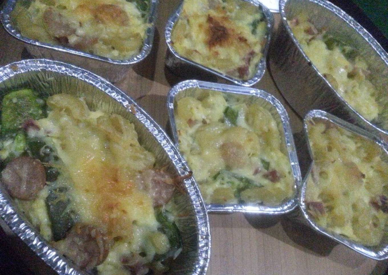 Macaroni schottel panggang