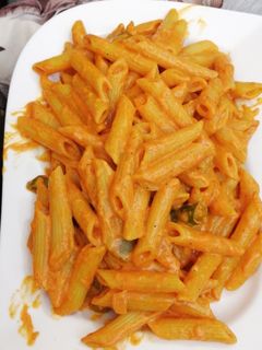 عکسی از دستور پاستا ساده