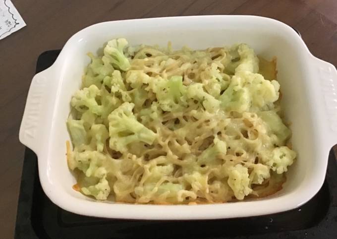 白花椰焗烤義大利麵食譜與作法by Fmly Cookpad