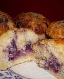 Muffins de arándanos