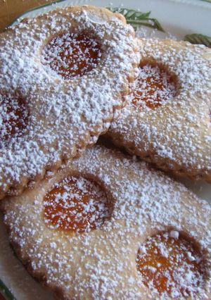 Foto principal de Galletas de mantequilla con relleno de albaricoque