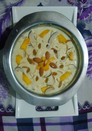 मेंगो खीर (Mango kheer recipe in hindi) रेसिपी मुख्य फोटो