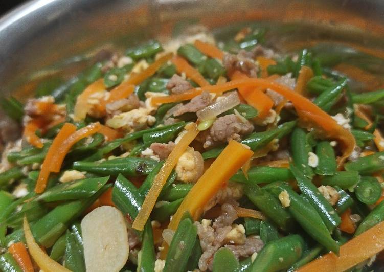 Cara Menyiapkan Tumis Buncis Versi Nak Kost Lezat