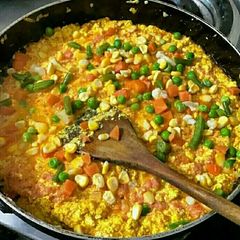 A picture of Paneer corn bhurji.